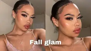 Fall makeup tutorial| burnt orange glam!