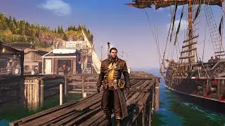 Assassin's Creed Rogue - Free Roam & Exploration in the Halifax Region 4K Gameplay