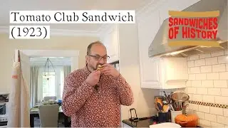 Tomato Club Sandwich (1923) on Sandwiches of History⁣