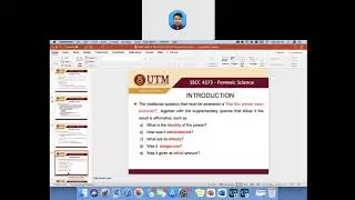 SSCC4273 Lecture 5.1 Introduction to Forensic Toxicology