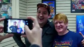 Kingdom Hearts III Launch Event at Game Realms w/ voice actors Bill Farmer & Quinton Flynn