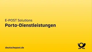 Output Management | Porto-Dienstleistungen
