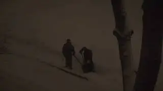 Саров. Выходные. Намело. Дети на посту.