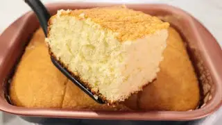SEM ÓLEO E SEM MANTEIGA I BOLO DE LEITE QUENTE FOFISSIMO