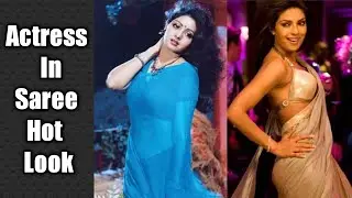 bollywood actress in saree hot look | actress saree wearing | actress stylish sarees look
