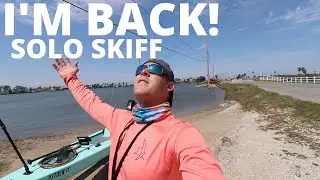 Back On The Solo Skiff! (Fishing Galveston West Bay)