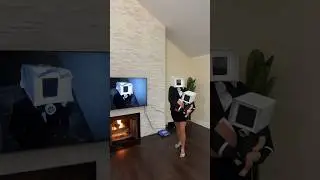 CAMERA WOMAN AND CAMERA BABY WATCHING CAMERA MAN 👀