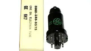 Unboxing A General Electric 6K7 CV1942 Pentode Vacuum Tube  #UnboxingVintageElectronicComponents