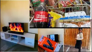 Vlog| Grocery Haul| Furnishing Our Home One Item At A time 