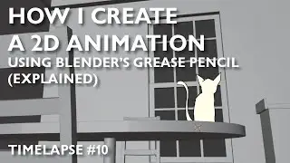 How I Create A 2D Animation Using Blender (Explained)