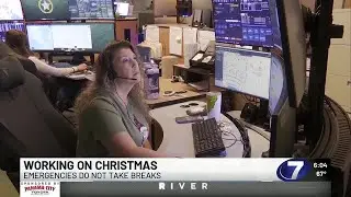 Emergency workers sacrifice Christmas to keep community safe