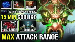 MAX Range Poison Viper - 16Min Godlike Insane DPS Easy Counter Everyone with 9Min Boots Dota 2