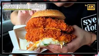 Tak Percaya Besar Macam Ni! Burger AHMAD FRIED CHICKEN 😱🍔