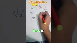 Simplification of Root | Root and Power #tricks #multiplication #shorts #shortsfeed #roots #maths