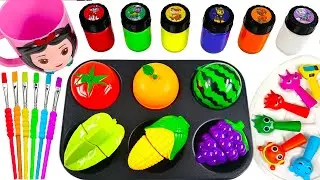 Satisfying Video l DIY How To Make Mizing SPRUNKI Eggs Palitre 6 Slime Balls Pixar Disney Cup ASMR