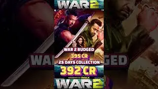 War 2 budget and, 25 days Box office grows collection. Box-office collection war 2. #war2 #boxoffice