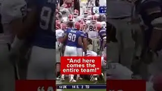 When Georgia's whole team came out to celebrate the first touchdown vs. Florida 😳 #shorts