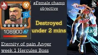 EOP week 1 Hercules destroyed| Marvel contest of champions