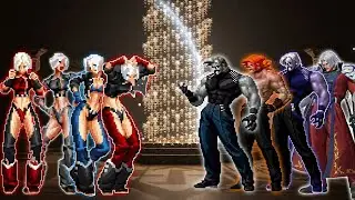 [Mugen KOF] Angel Team Vs Iori Yagami Team