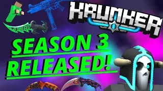 Krunker SEASON 3 RELEASED [ 40+ CONTRAS , 500 NEW SKINS , 2 UNOBTAINABLES ] + s3 INFORMATION + Kanji