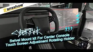 Cybertruck Swivel Mount kit For Center Console Touch Screen Adjustment Rotating Holder