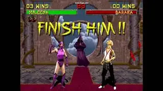 MORTAL KOMBAT 2 | CLASSIC GAMEPLAY | MILEENA FATALITY