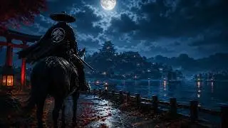 Ghost of Tsushima 4K Live Wallpaper | Night Ride Cinematic | Download & Use as PC/Mobile Background