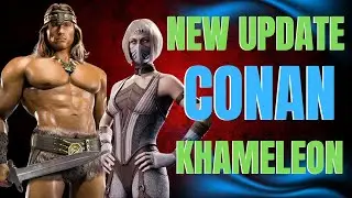 MK1 Conan Khameleon Update New Combos | Mortal Kombat 1 Conan The Barbarian Combos 35% to 45%