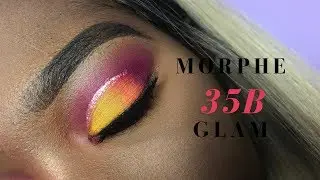 Morphe 35B Glam | MakeUp Tutorial | Dark Skin | Hooded Eyes | Claudia B