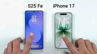Samsung Galaxy S25 Fe vs iPhone 17 = SPEED TEST