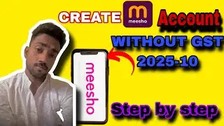 How to create meesho account without GST with phone 📱
