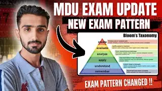 MDU Exam Pattern || Mdu Exam Update || Mdu Exams 2025 || Mdu Exams Syllabus #mduexams 