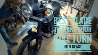 ROYAL ENFIELD HIMALAYAN MODIFY | A4 MOTO DESIGNS| BIKE PARTS |
