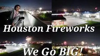 Fireworks of Houston! Happy New Year 2026!