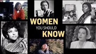 TCM Tribute for International Women's Day - Women You Should Know 2019