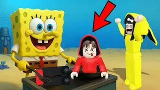 Yuta, Mio Dan Baby Celine Mencari Resep Rahasia Craby Patty Spongebob || ROBLOX