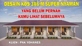 DESAIN KOS KOSAN 3X6 M || SUPER NYAMAN DAN ANTI PENGAP