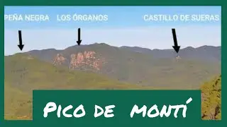 Senderismo Pico de Montí ,ruta circular Tales , Castellón  , Sierra espadan.