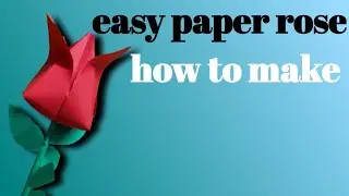 How To Make flower With Paper /Paper Lotus Flower / 🌹 