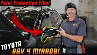 One Piece Mirror PPF install on a Toyota RAV4 | Advanced PPF Tutorial