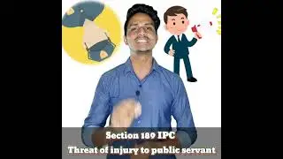 Giving threat of injury to public servant is a punishable Crime under section 189 of IPC
