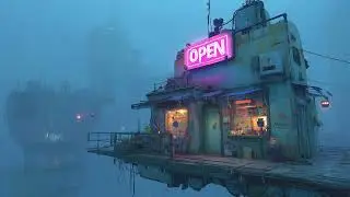 Cyberpunk Apartment Rain | Chillpop Lofi Music for Inner Calm