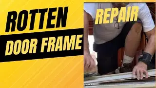 How to Repair a Rotted Door Jamb and Brick Mold (EASY DIY)