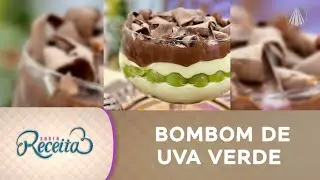 Confeiteira ensina uma sobremesa deliciosa para o ano novo: bombom de uva verde