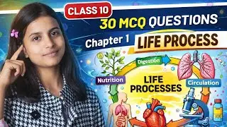  Bihar board class 10th जैव प्रक्रम : टॉप Objective Questions ✅✅