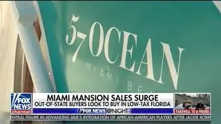 Manhatinization of Miami Mansion Sales Surge  NY wealthy move primary to Florida and avoid NY taxes