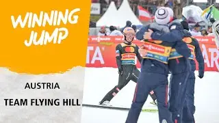 Stefan Kraft seals Team Flying win for Austria | FIS Ski Jumping World Cup 24-25