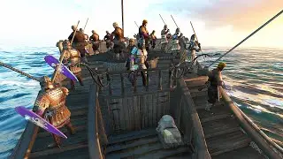 677 TIMUR SEA WARRIORS vs 588 EREN | EPIC NAVAL BATTLE | Bannerlord II