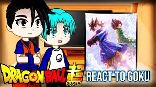 Future Trunks' Timeline React to Goku and Vegeta DBS part 1 and 2: #reaction #anime #gacha