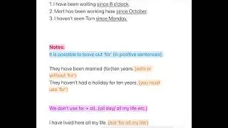 For & Since// #english #grammar #ingilizce #keşfet 
